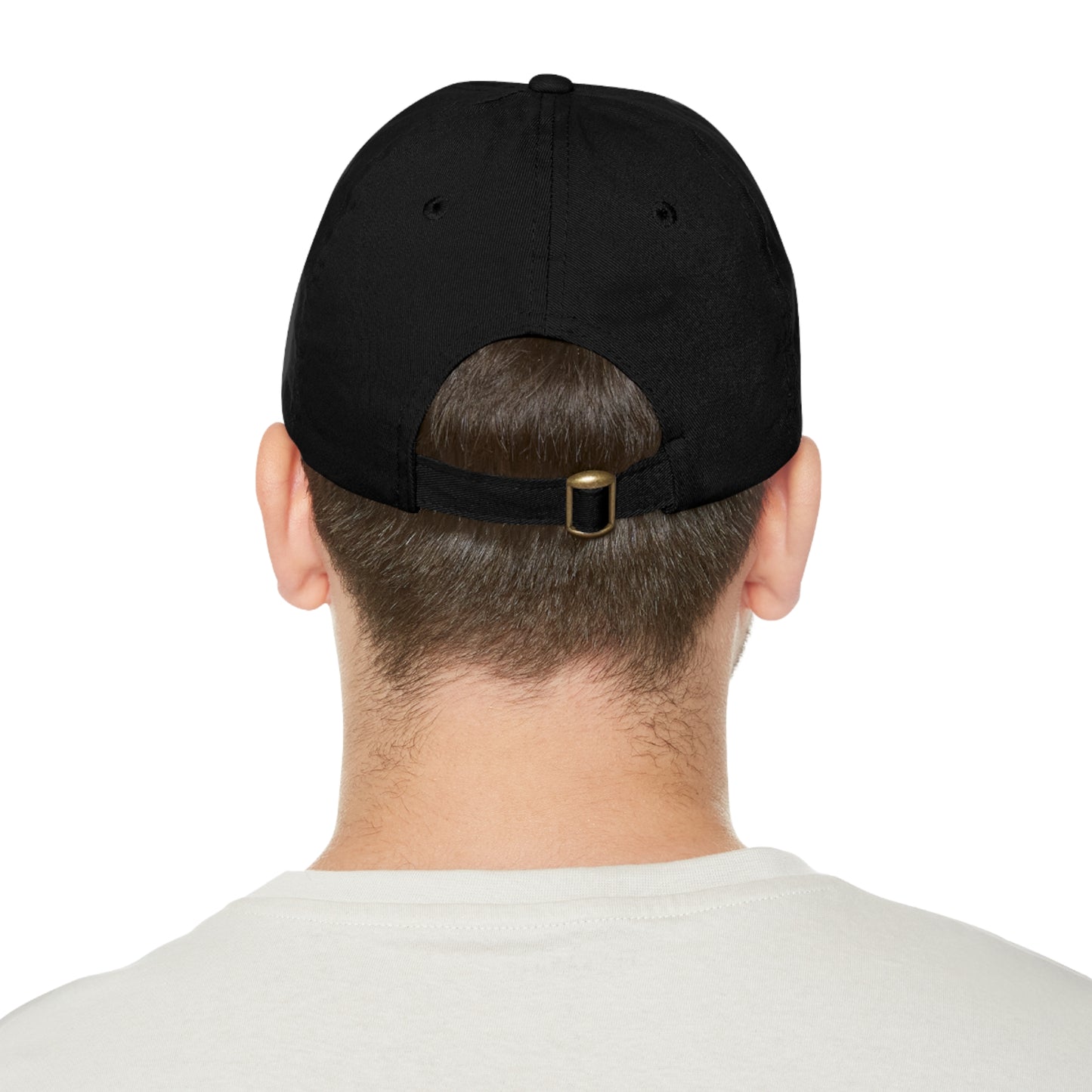 Jesus Dad Hat with Leather Patch (Rectangle)