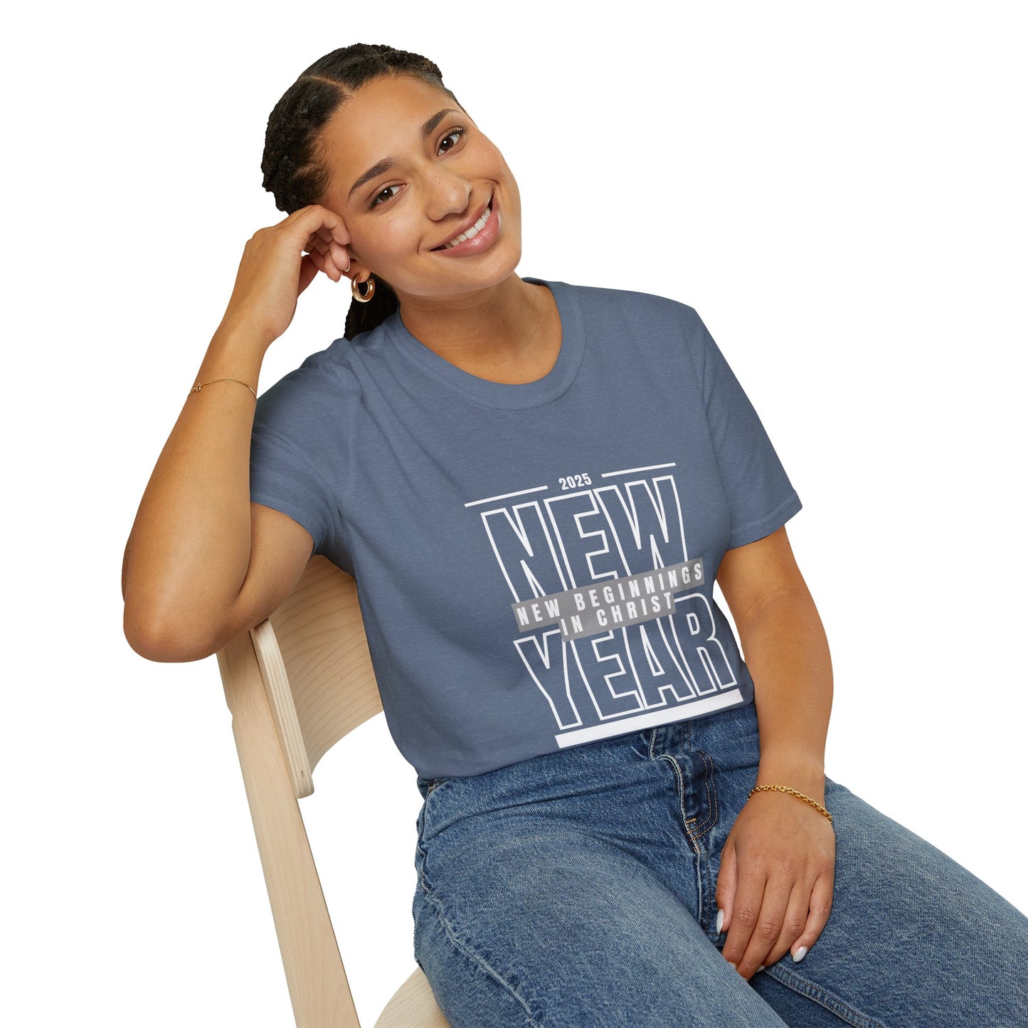 Christian New Year Unisex T-Shirt - New Beginnings in Christ