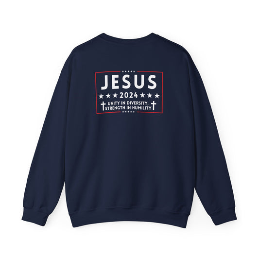 Jesus 2024 Heavy Blend Crewneck Sweatshirt