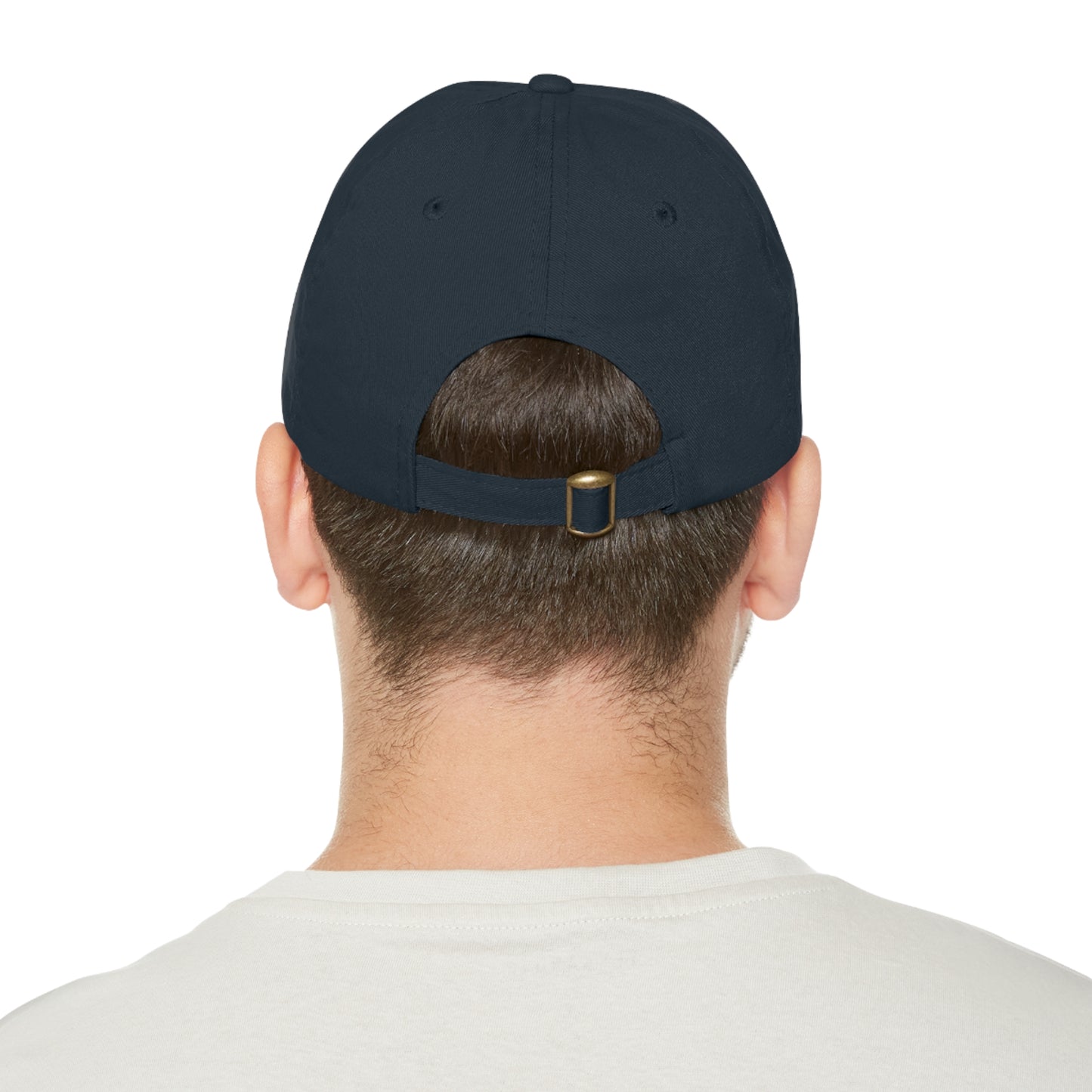 Jesus Dad Hat with Leather Patch (Rectangle)