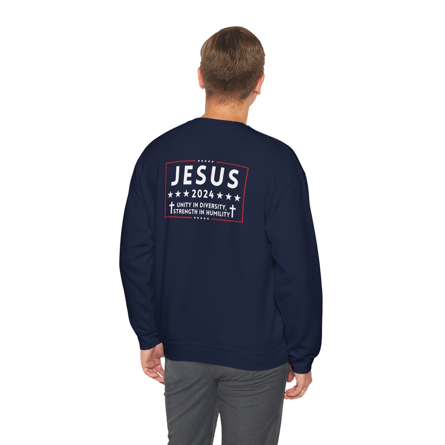 Jesus 2024 Heavy Blend Crewneck Sweatshirt